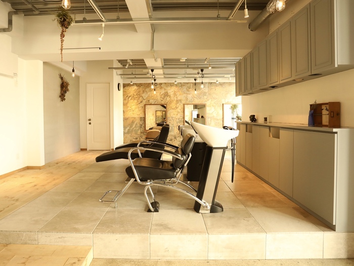 こだわりの店内